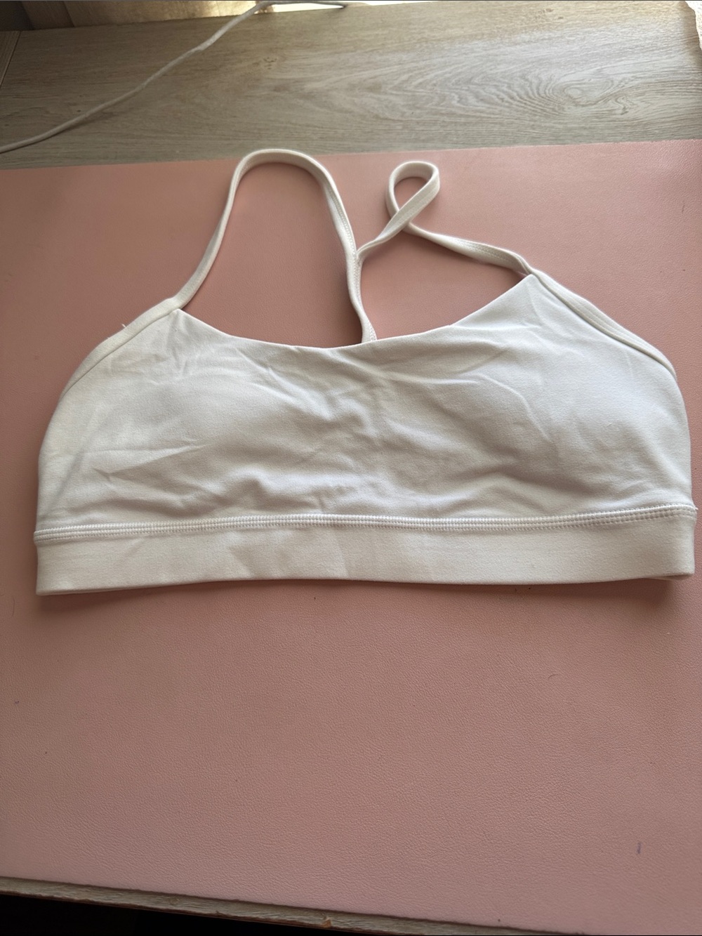 lululemon athletica Ivory Double-Strap Light Support Sports Bra